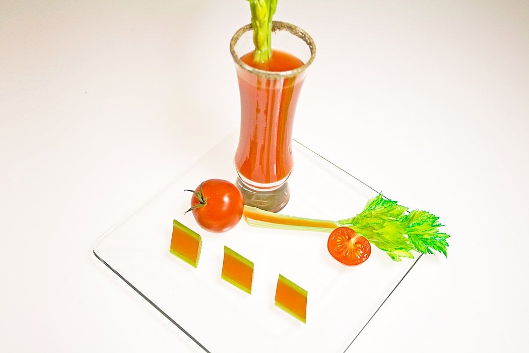 Molecular Gastronomy - Crunchy Bloody Mary