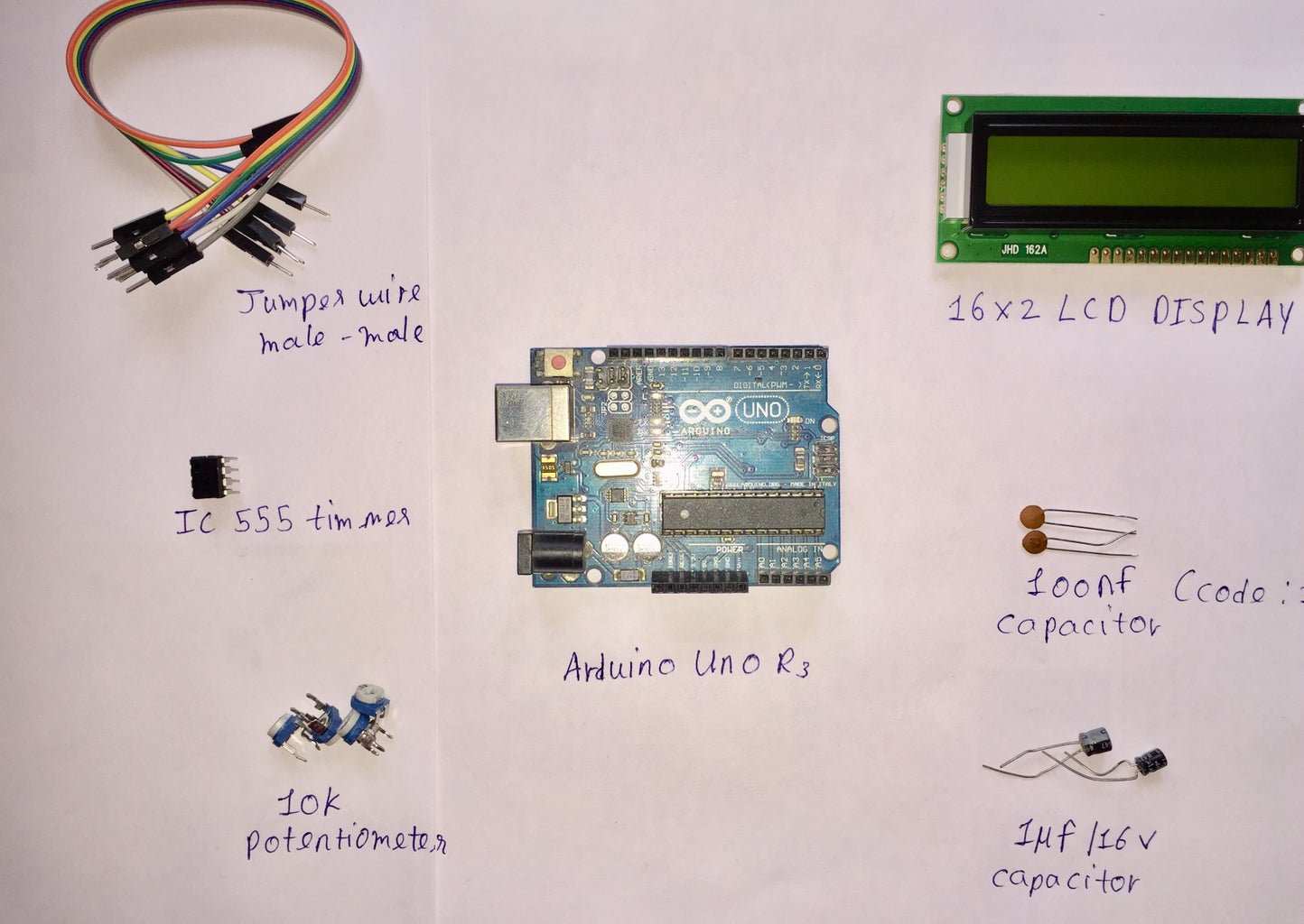 Frequency Counter With Arduino : 8 Steps (with Pictures) Circuit Diagram