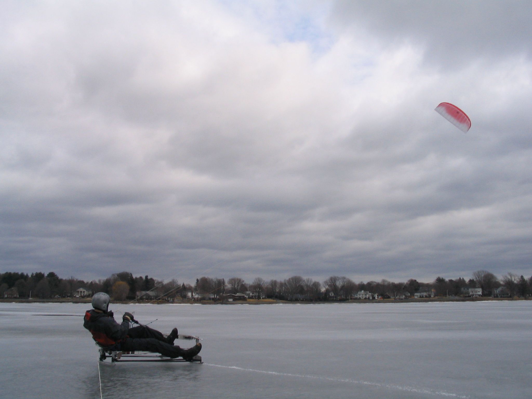 Traditional Polynesian Ice Canoe (Ice Proa) How to Kite Ice Sail 12