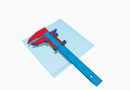 How to Make a Vernier Caliper Tool in Tinkercad 