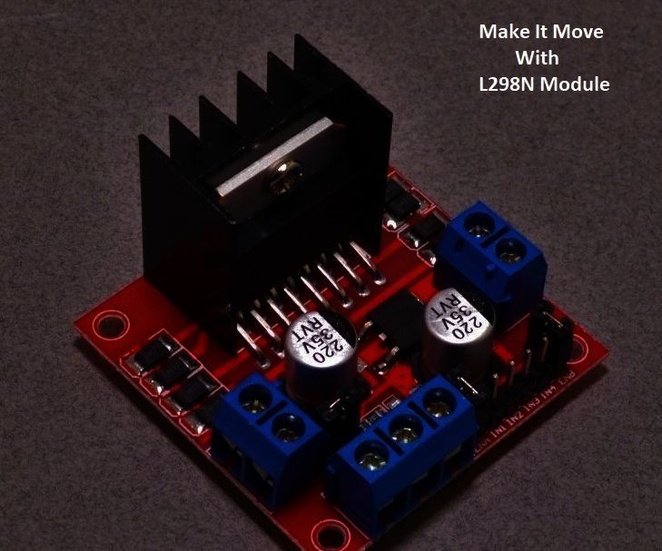 L298N MOTOR DRIVER MODULE