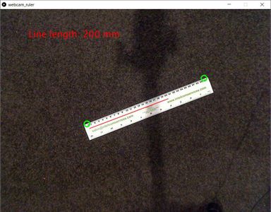 Webcam Ruler