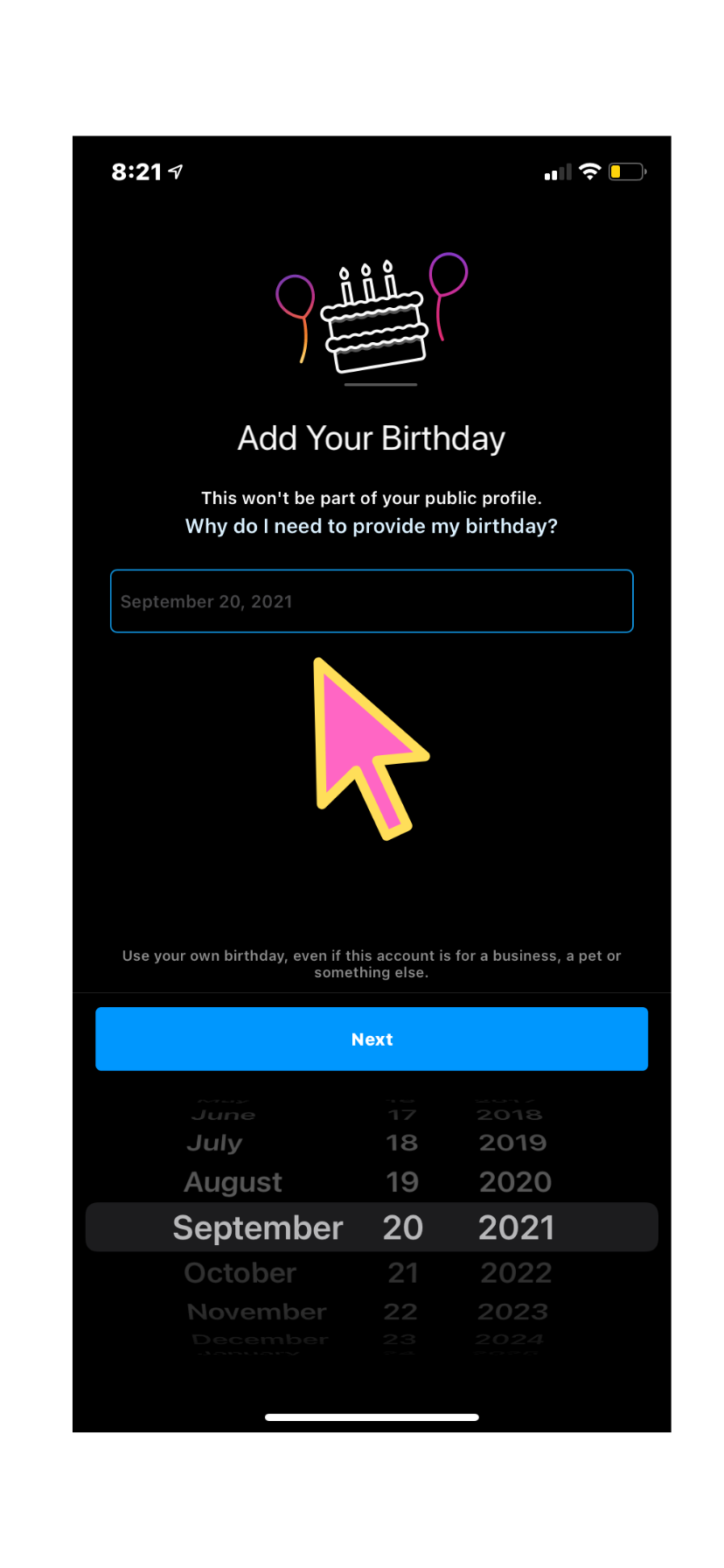  Finish Creating Your Account