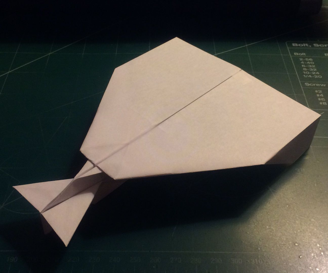 How to Make the Vulture Paper Airplane