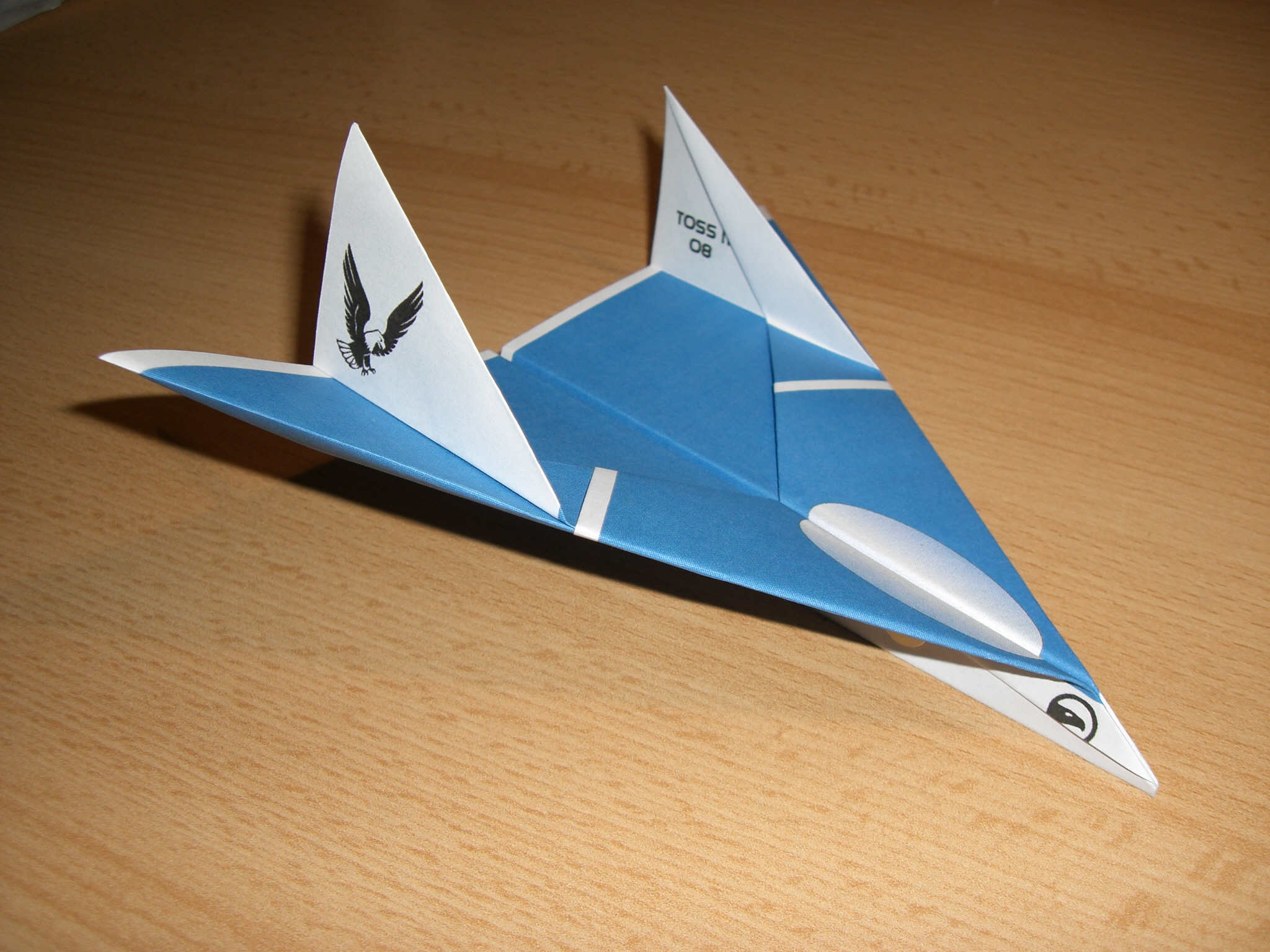 The Eagle Jet Paper Airplane "you Cannot Hide"  ;-)