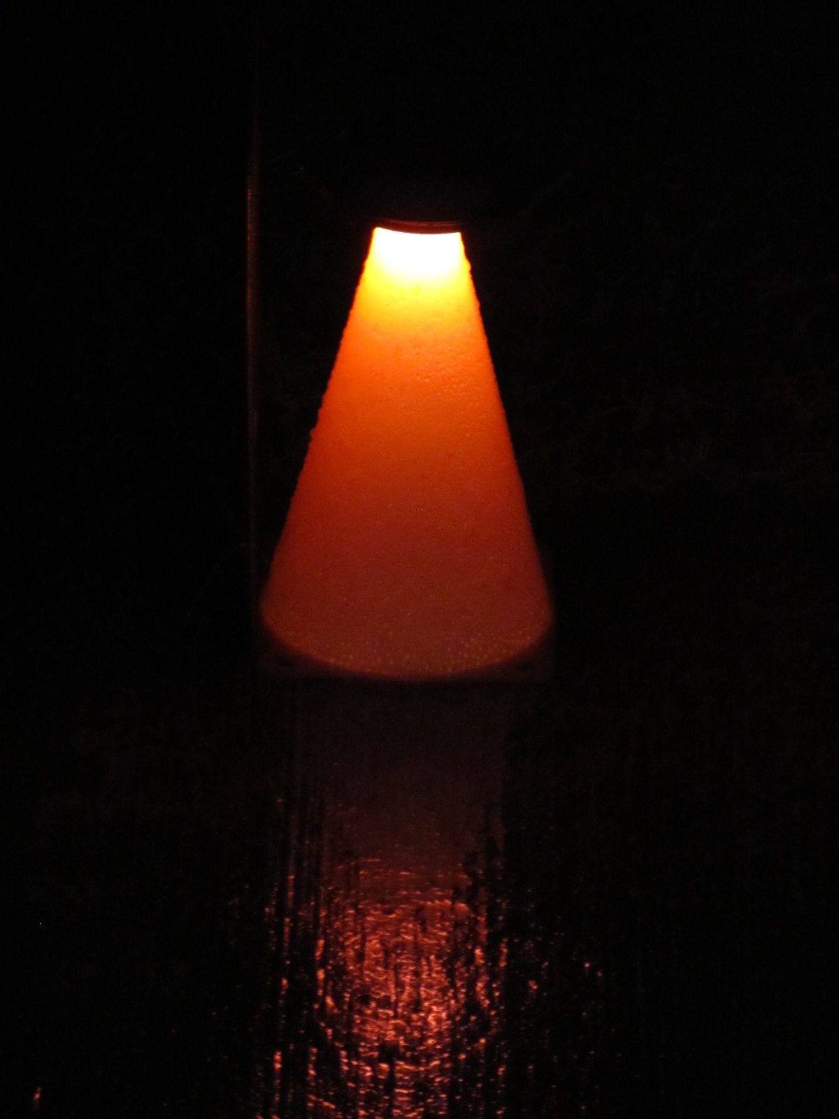 Solar Powered Illuminated Saftey Cone