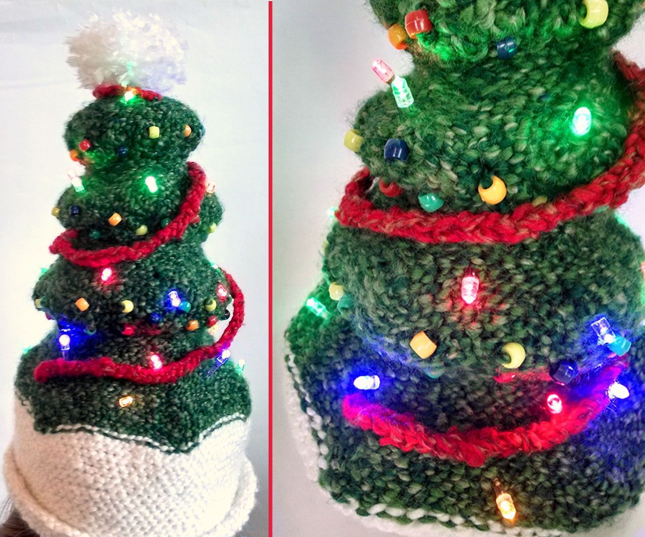 Light-Up Christmas Tree Hat