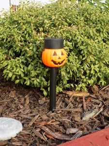 Solar Powered Jack-o-lantern