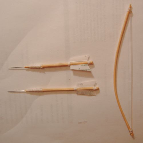 6" Bow and Needle-tipped Arrows (Perversely Inspired by Cupid)