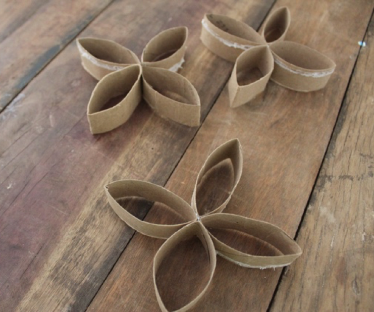Cardboard Flowers 