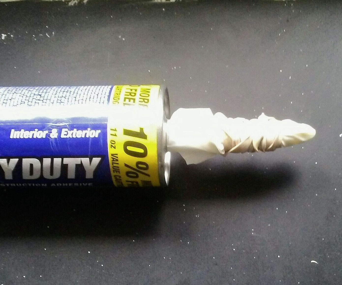 Prevent Caulk/Construction Adhesive From Drying Out/Hardening Quickly in Open Cartridges
