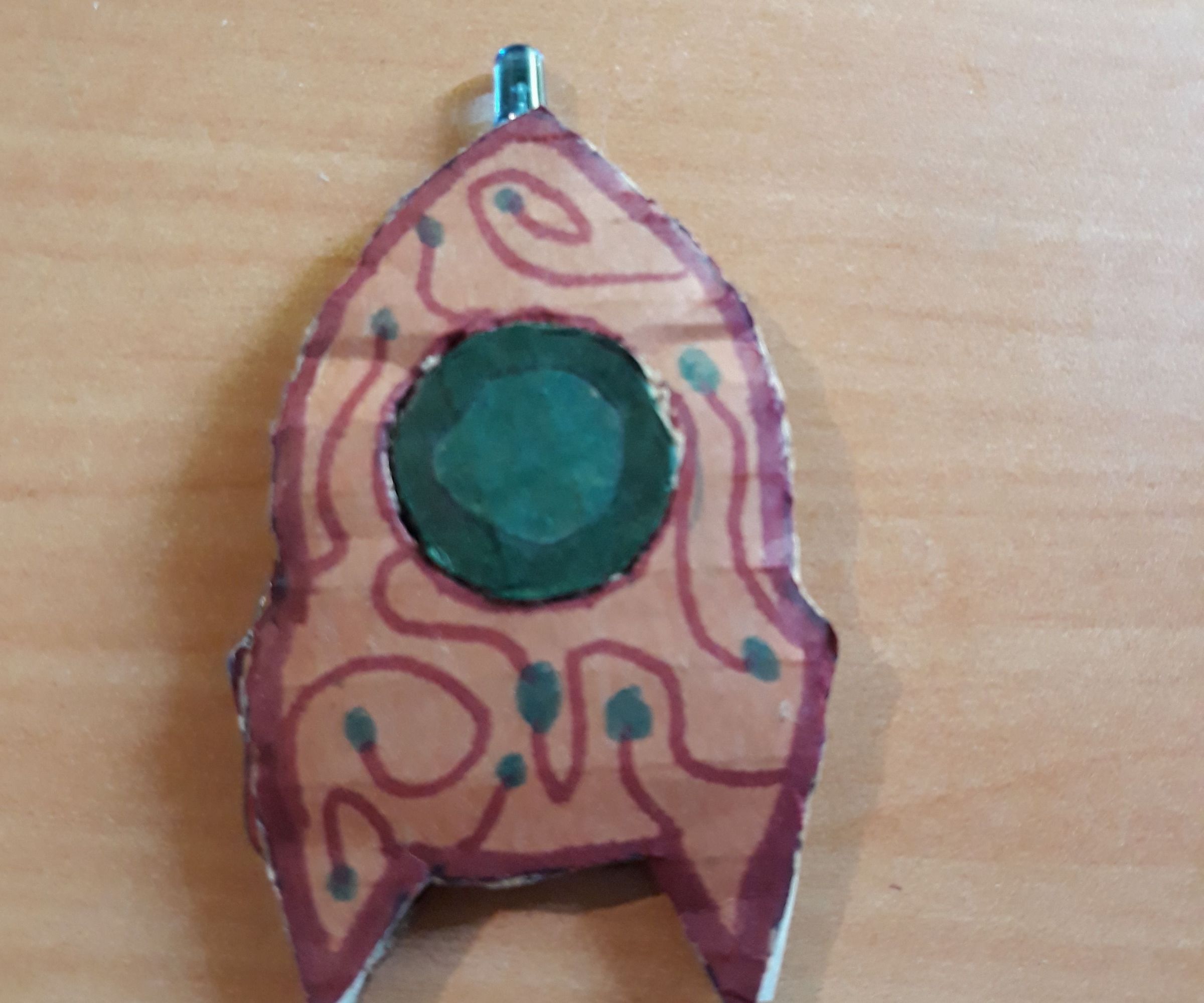 Lámpara-llavero De Cohete