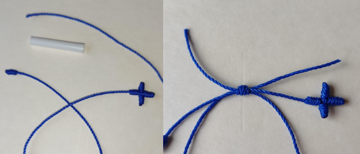Sliding Knot Closure With a Franciscan Knot