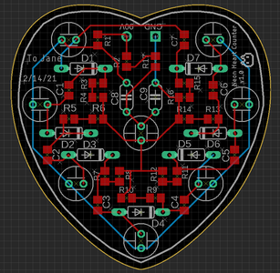 Design the Heart-Shaped PCB