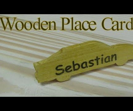 Wooden Place Cards