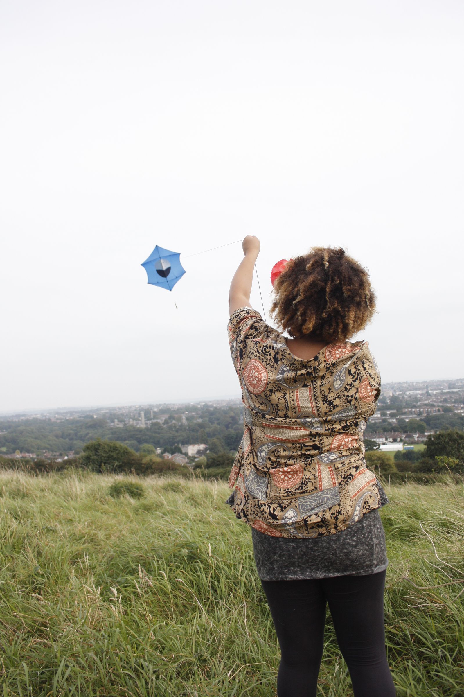 Wind Up Music Box Powered Kite Aerial Photography Rig