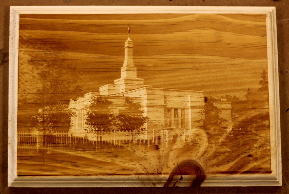 Wood Picture Plaque (I Made It at TechShop!)