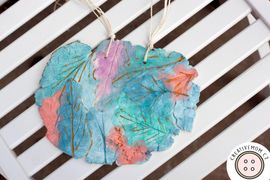 Clay Leaf Decoration Made With Homemade Air Dry Clay : 4  display picture 1