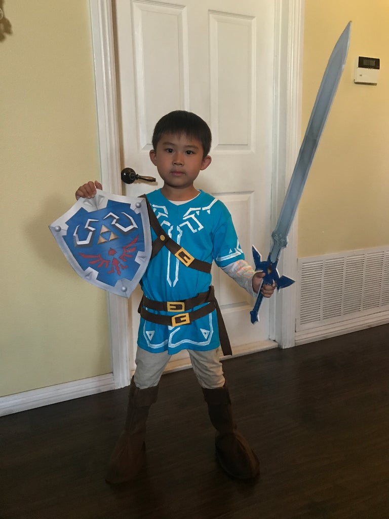 The Legend of Zelda Link Comic Con Cosplay Costume for Kids Children