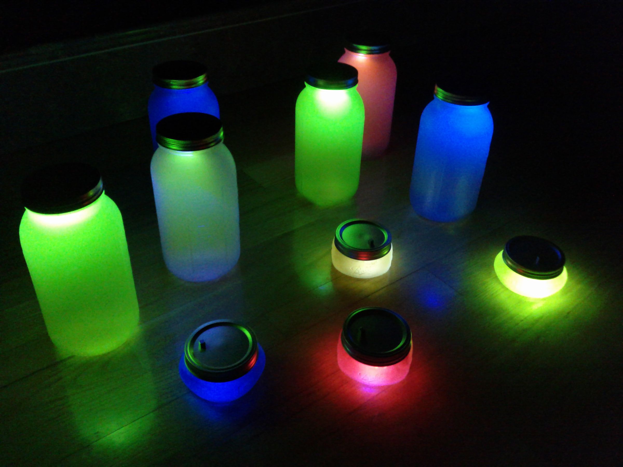 Jars of Glowing Spirits