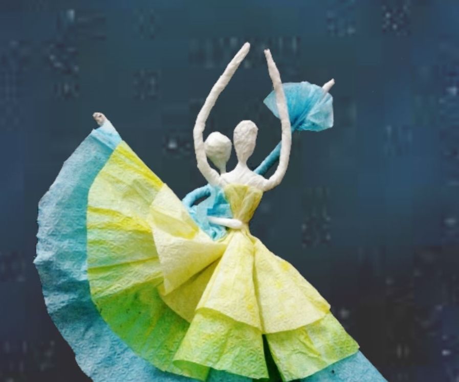Paper Serviette Ballerina
