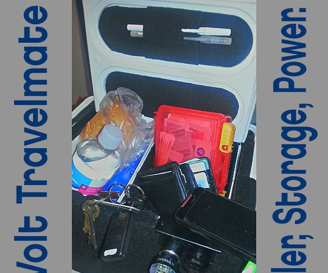 12 Volt Travelmate - a Cooler That Provides Storage and Power