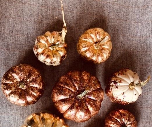 Tamise Gilded Mini Pumpkins