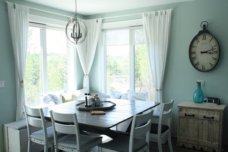 Curtains + Cushions = Cozy
