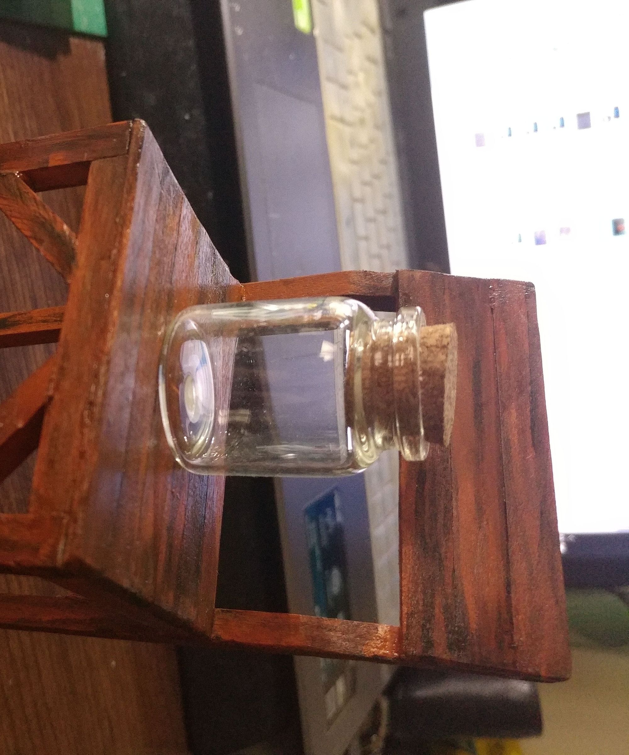 1/6 scale model wooden chair