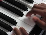Practicing the Song Heaven on a Piano