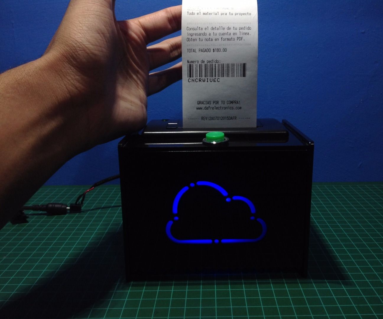 Raspberry Pi IoT Ticket Printer for Online Stores