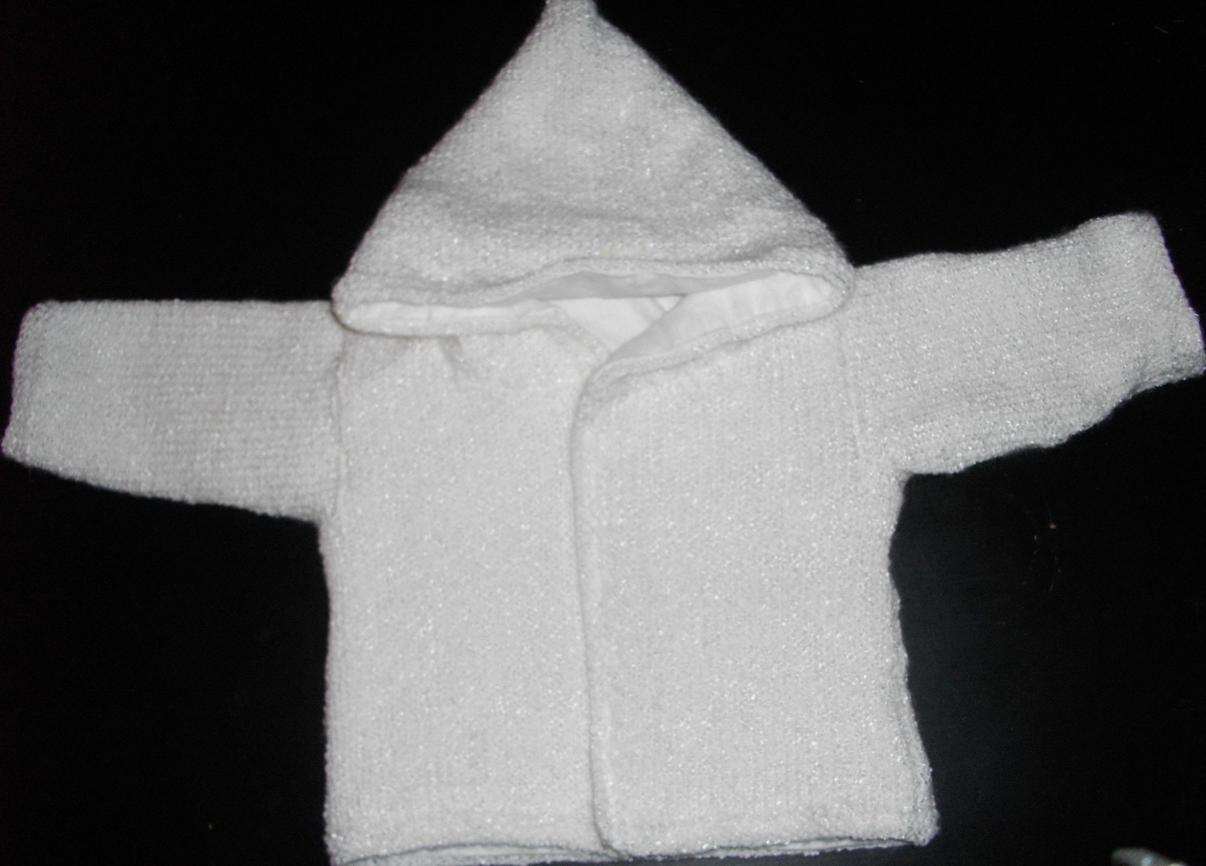 Lining a hand knit sweater