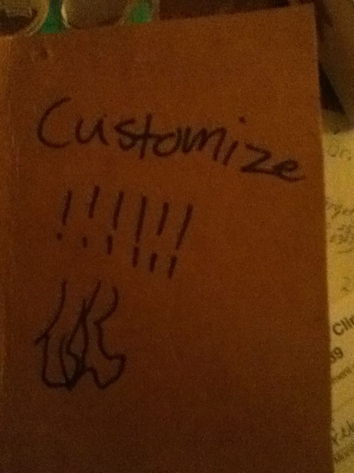 Custom Cardboard Notebook