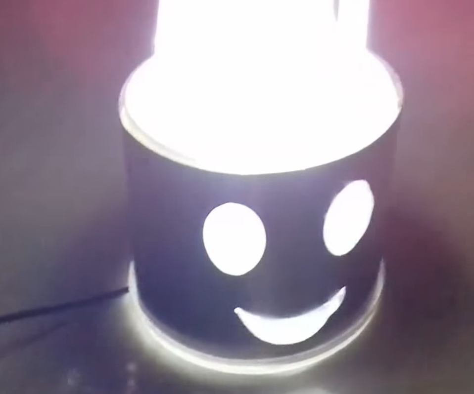 Smiley Lamp for Night Light