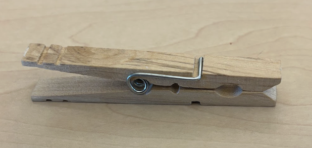 Take Apart the Clothespin