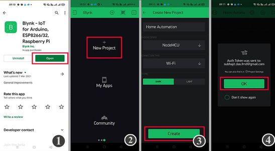 Configure the Blynk App for the Multiple ESP32 & NodeMCUs