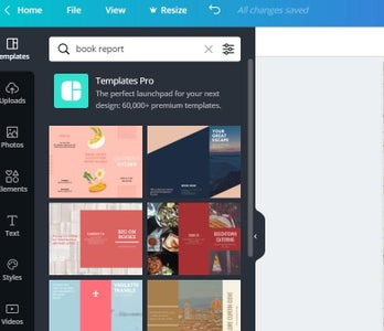 Selecting a Template, Part 2