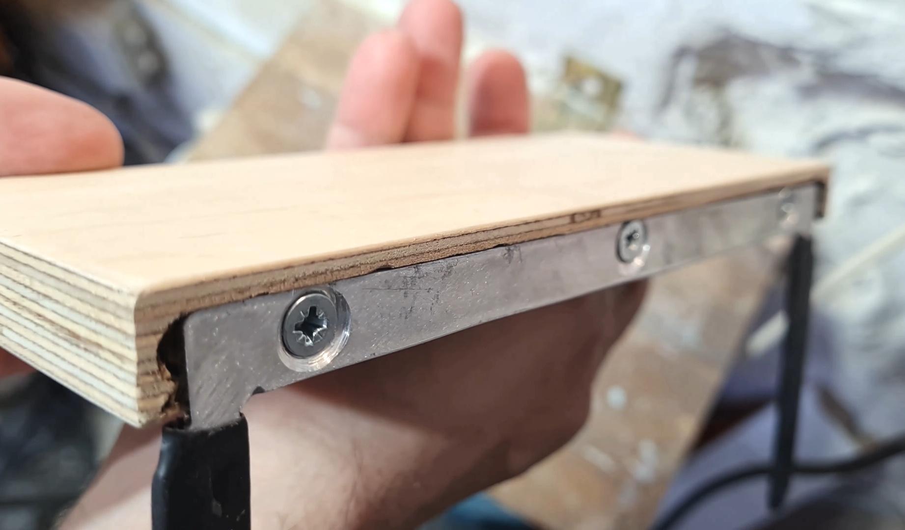 Small Wooden Floating Shelf HACK NO Drilling NO Glue Google Nest Hub 28 Steps (with