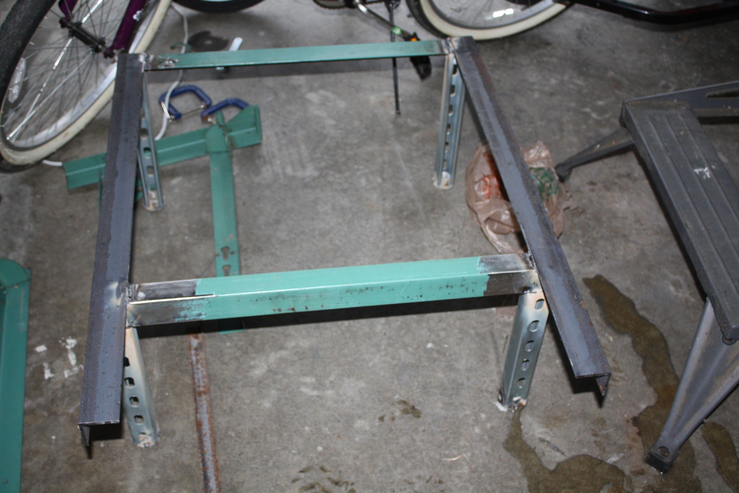 Steel Washer/Dryer Stand With Adjustable Legs 10 Steps (with Pictures