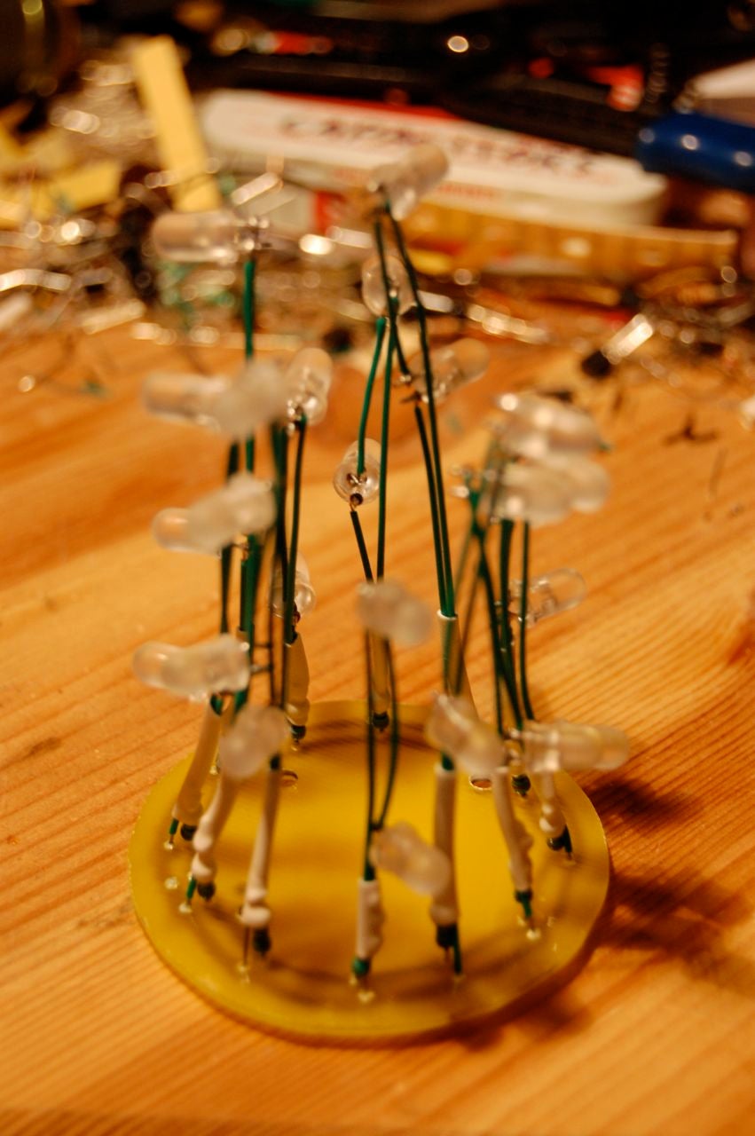 Solder the Branches Onto the PC Board