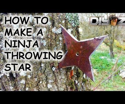 MAKE a SHURIKEN (NINJA THROWING STAR)