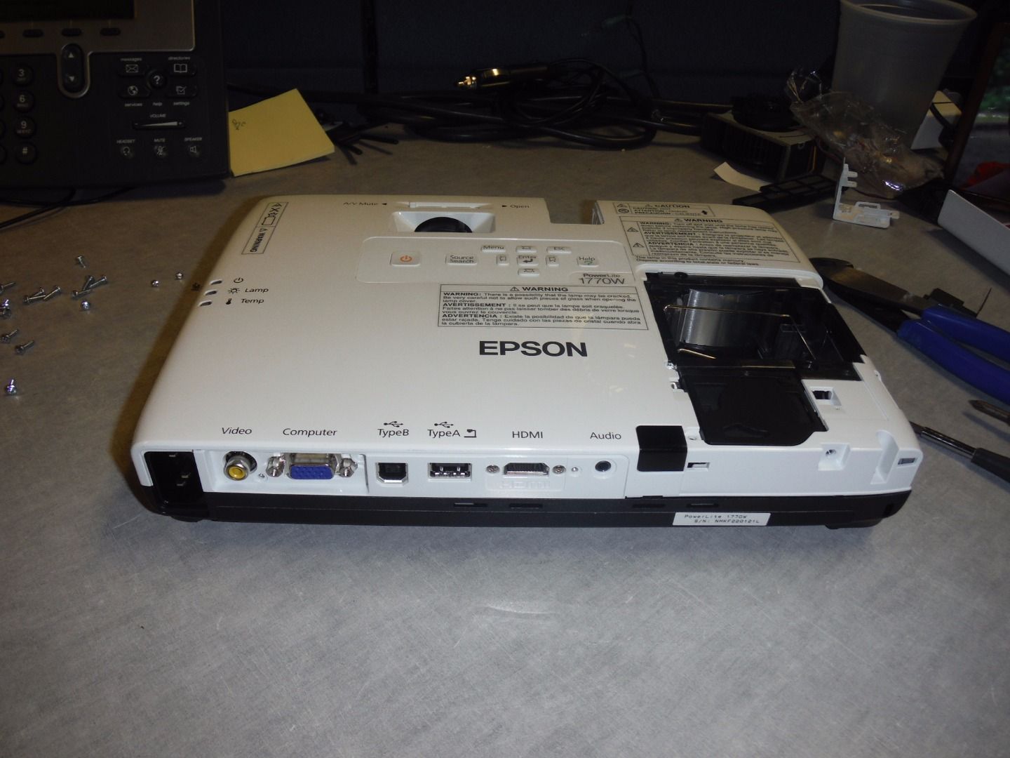 Epson 1770W LCD Projector Overheating? Repair It! 8 Steps (with Pictures) Instructables