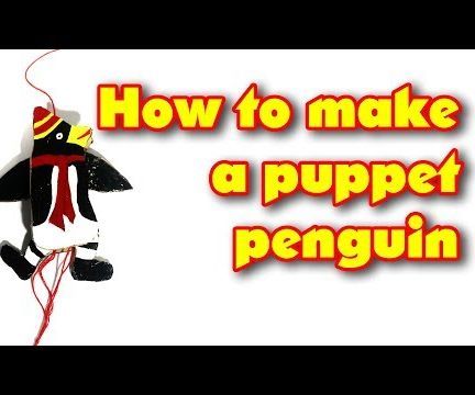 How to Make a Puppet Penguin Out of Cardboard