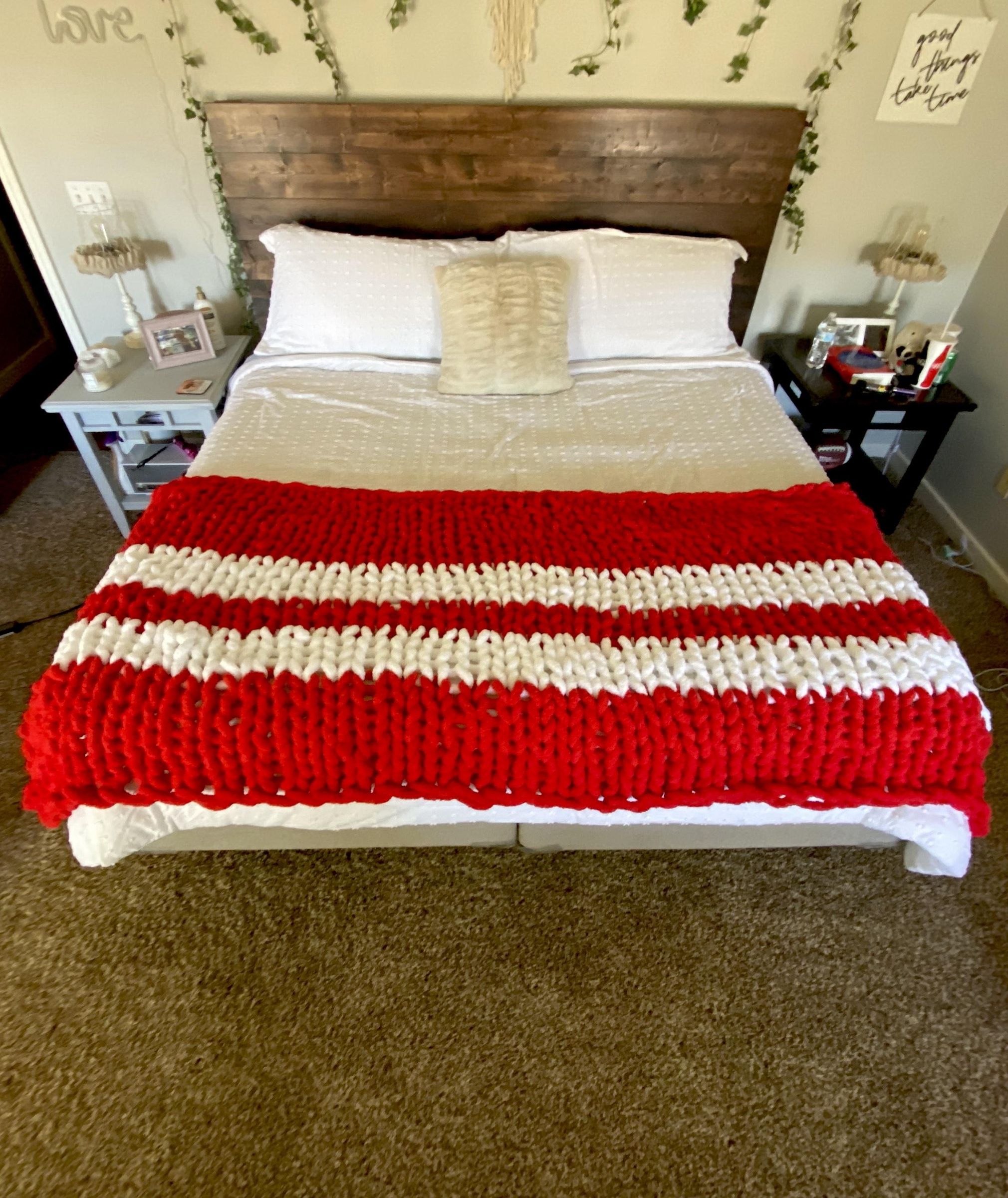 How to Make a Chunky Knit Blanket 9 Steps Instructables