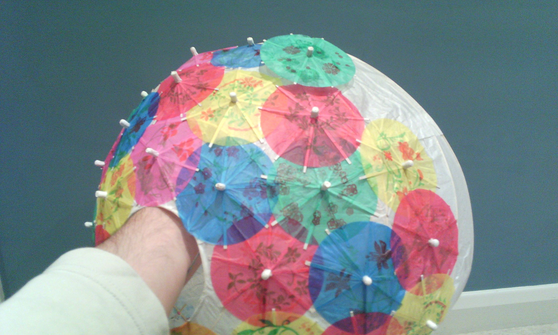 Cocktail Parasol Light Shade 6 Steps (with Pictures) Instructables