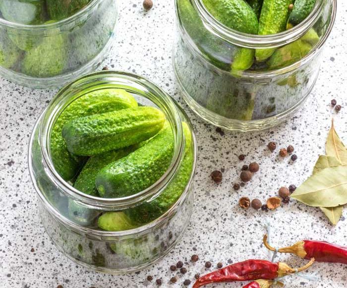 Spicy Sweet & Sour Dill Pickles