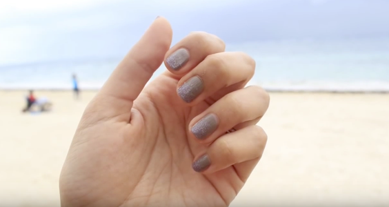 Glitter Gradient Nails