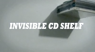 How To Make an Invisible CD Shelf
