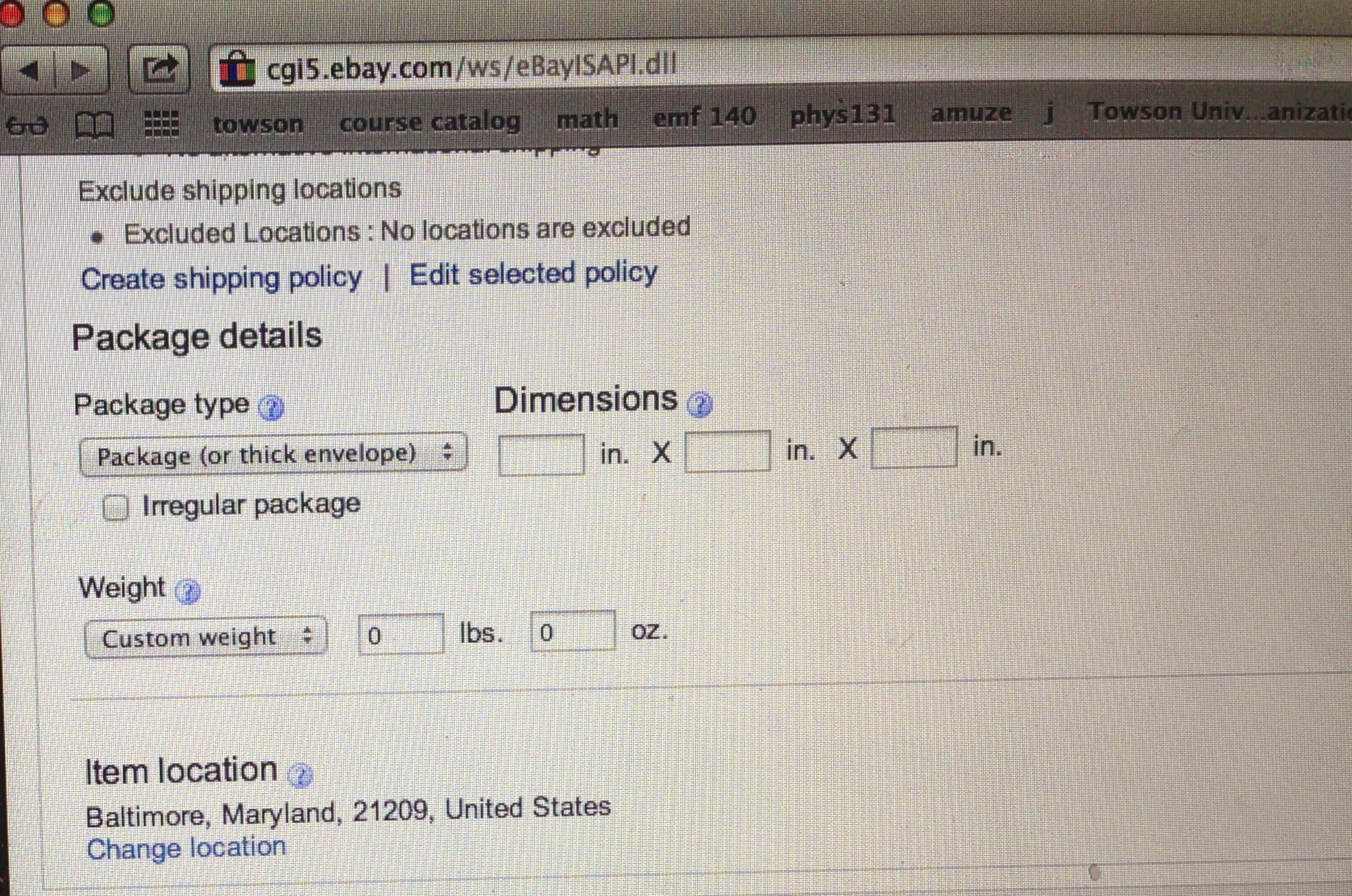 How to Sell an Item on EBAY Using the Advanced Tool (Auction Style