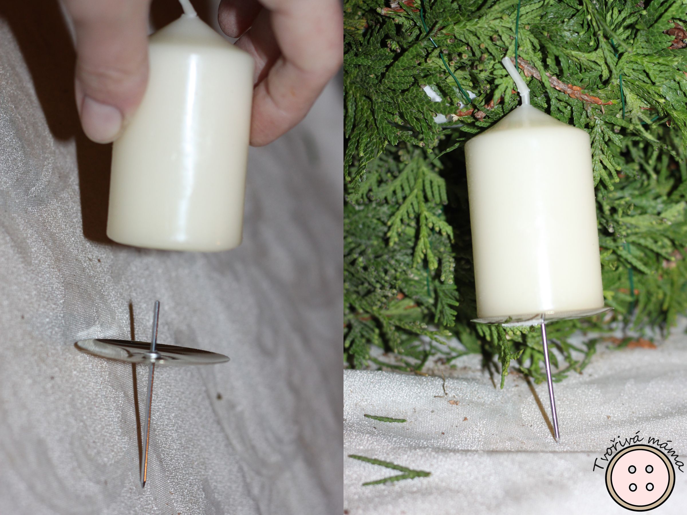 Traditional Advent Wreath 4 Steps With Pictures Instructables